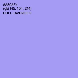 #A59AF4 - Dull Lavender Color Image
